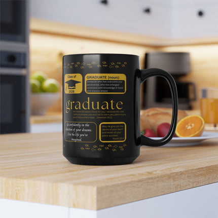 Graduation Mug - Class of 2026 - black 15oz