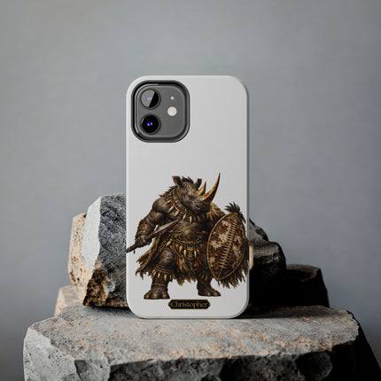 Shaka the Rhino – Warrior Chief - iPhone Case