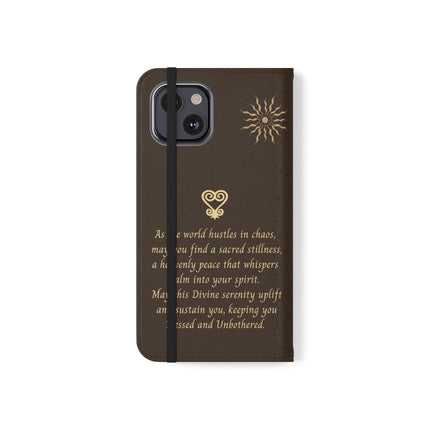 Blessed and Unbothered - iPhone Flip Case