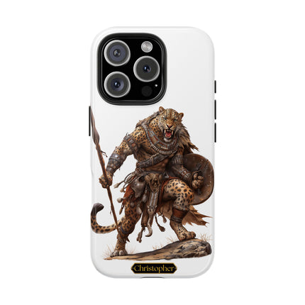 Thabo the Leopard – Spear of the Savanna - iPhone Case