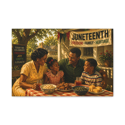 Juneteenth Americana - canvas print