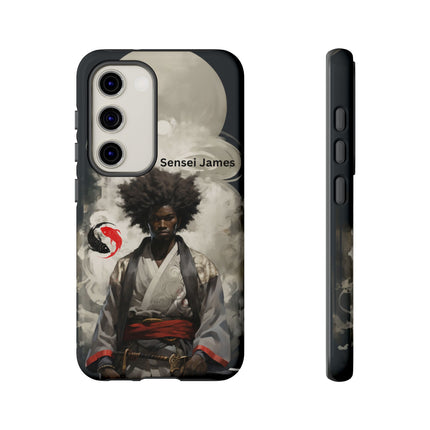 Black Samurai Warrior - Samsung Galaxy phone case - personalized
