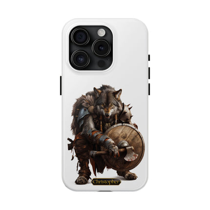 Ragnar the Wolf – Viking Berserker iPhone Case