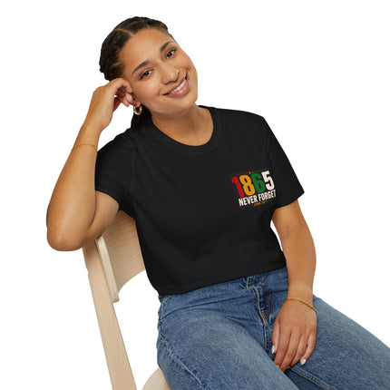 1865 Never Forget – Juneteenth Unisex Tee