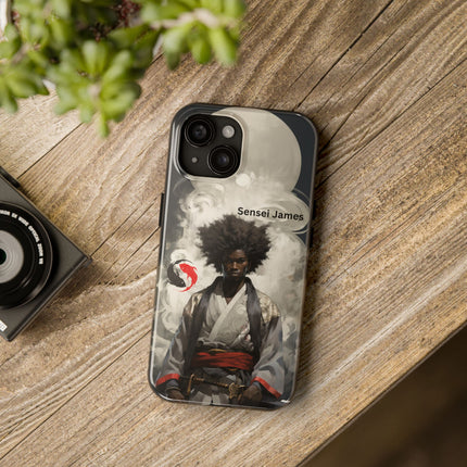 Black Samurai Warrior - iPhone Case - personalized