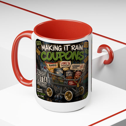 Making It Rain Coupons™ – 15oz Accent Mug
