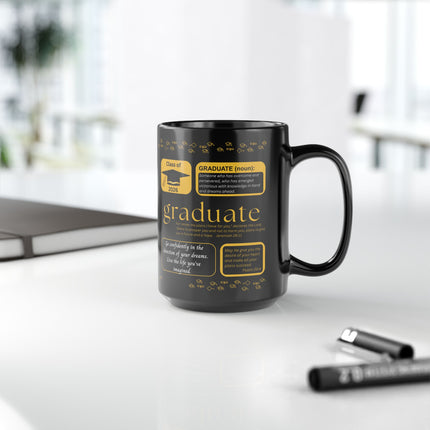 Graduation Mug - Class of 2026 - black 15oz