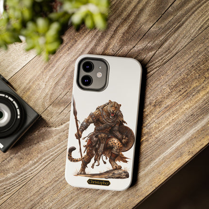 Thabo the Leopard – Spear of the Savanna - iPhone Case