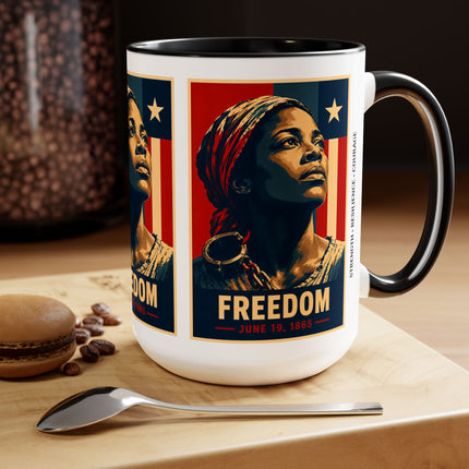 Juneteenth Freedom - 15oz Mug