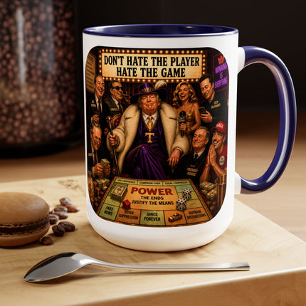 Don't Hate The Player - Hate The Game - 15oz mug