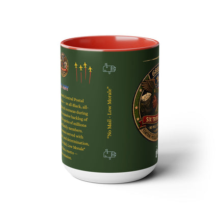 Six Triple Eight Postal Battalion - 15oz green mug