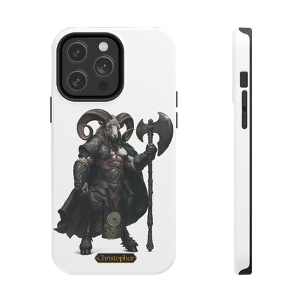 Caelan the Ram – Warden of the Clans - iPhone Case