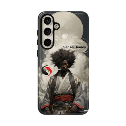 Black Samurai Warrior - Samsung Galaxy phone case - personalized
