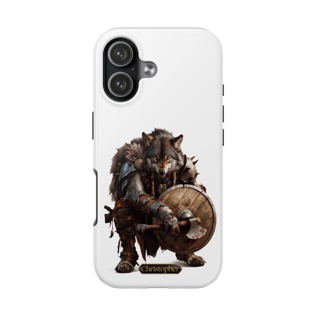 Ragnar the Wolf – Viking Berserker iPhone Case