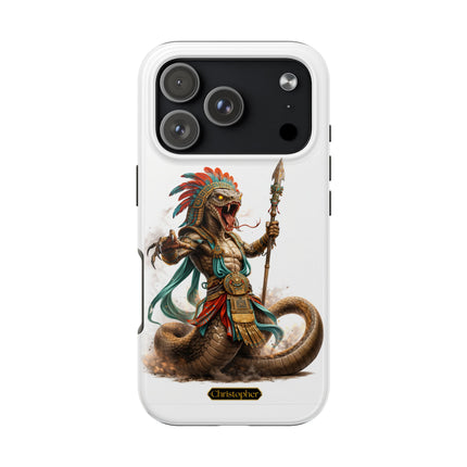 Xolotl the Cobra – Serpent of the Sun Temple - iPhone Case