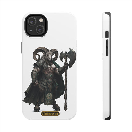 Caelan the Ram – Warden of the Clans - iPhone Case