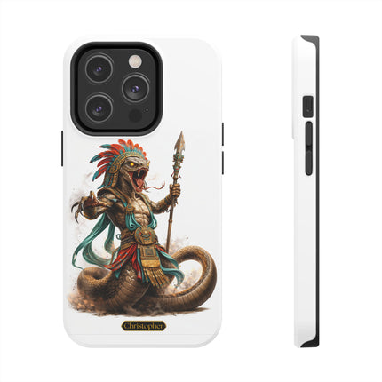 Xolotl the Cobra – Serpent of the Sun Temple - iPhone Case