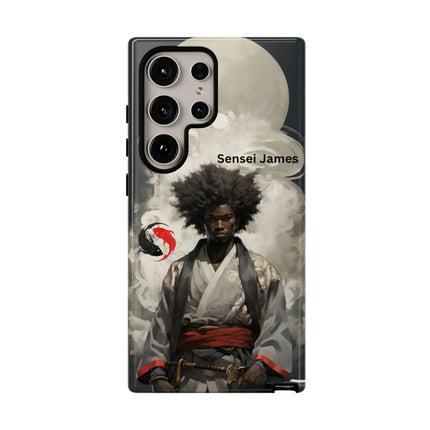 Black Samurai Warrior - Samsung Galaxy phone case - personalized