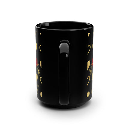 Happy Valentine's Gold Heart - 15oz mug