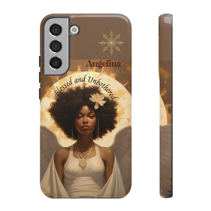 Blessed and Unbothered - Samsung Galaxy phone case - personalized