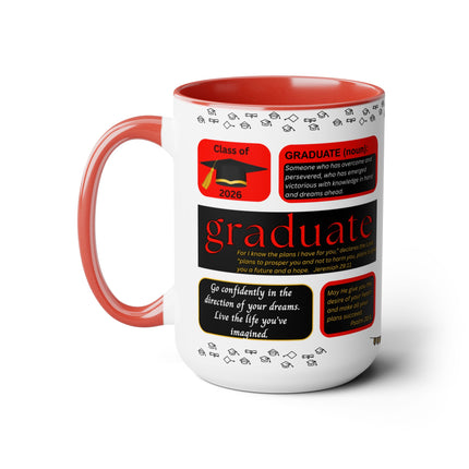 Graduation Mug - Class of 2026 - 15oz - color