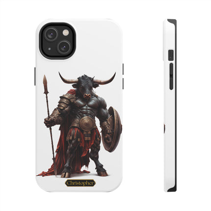 Leonas the Bull – Shield of Sparta - iPhone Case