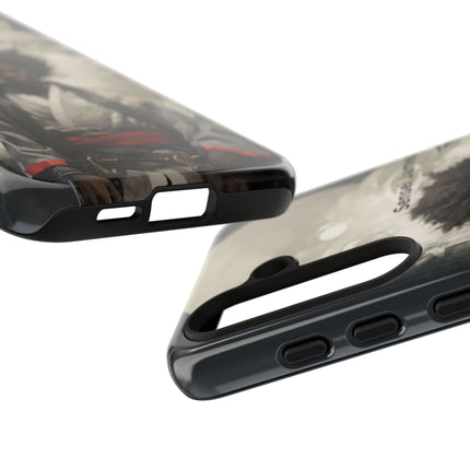 Black Samurai Warrior - Samsung Galaxy phone case - personalized