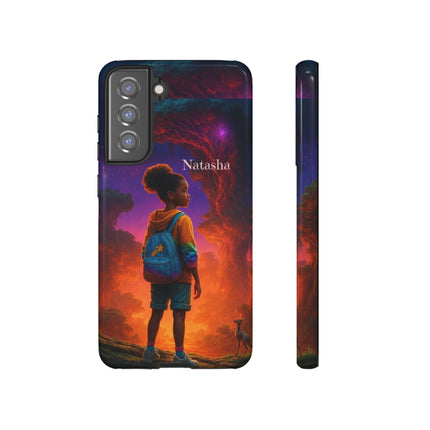 Limitless Wonder - Girl - Samsung Galaxy phone case - personalized