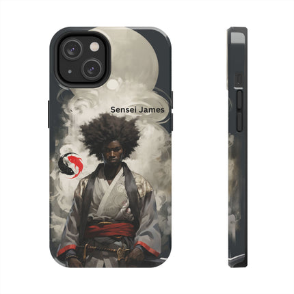 Black Samurai Warrior - iPhone Case - personalized