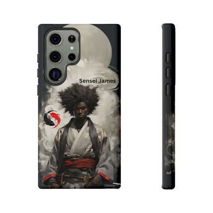 Black Samurai Warrior - Samsung Galaxy phone case - personalized