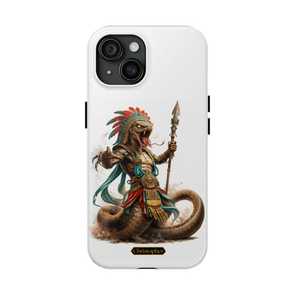Xolotl the Cobra – Serpent of the Sun Temple - iPhone Case