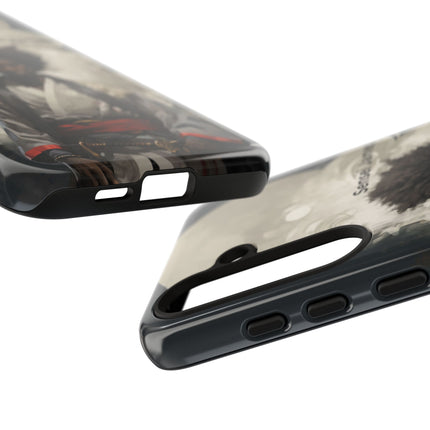 Black Samurai Warrior - Samsung Galaxy phone case - personalized
