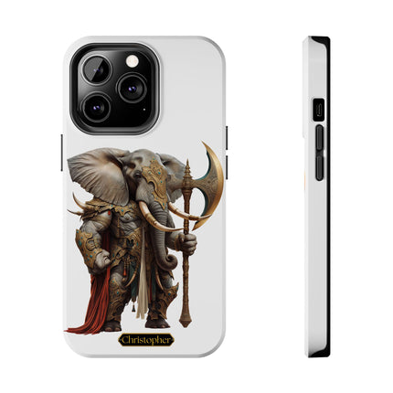 Rajah the Elephant – Guardian of the Golden Empire - iPhone Case
