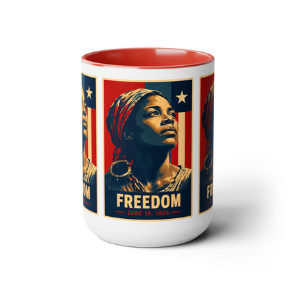 Juneteenth Freedom - 15oz Mug