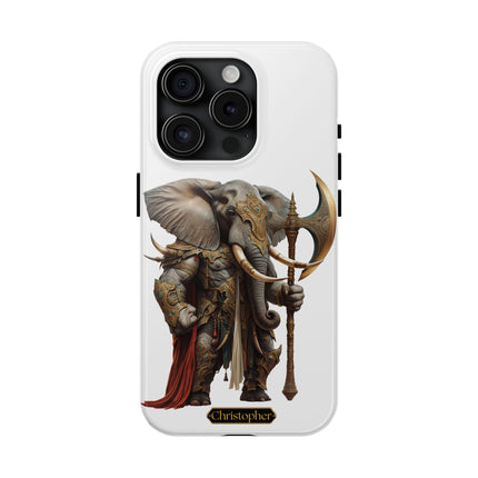 Rajah the Elephant – Guardian of the Golden Empire - iPhone Case
