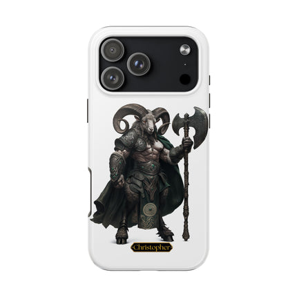 Caelan the Ram – Warden of the Clans - iPhone Case