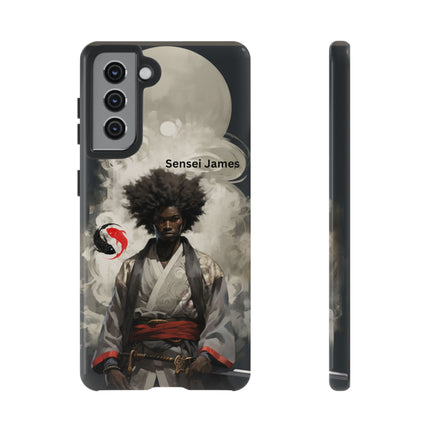 Black Samurai Warrior - Samsung Galaxy phone case - personalized