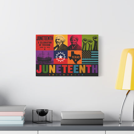 Juneteenth Pop Heritage Canvas Print