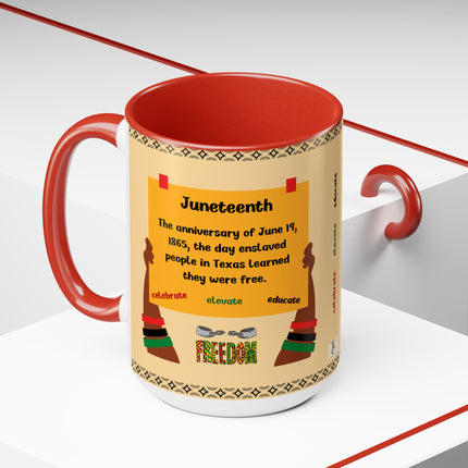 Celebrate Freedom Juneteenth - 15oz mug