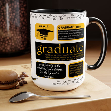 Graduation Mug - Class of 2026 - 15oz - color