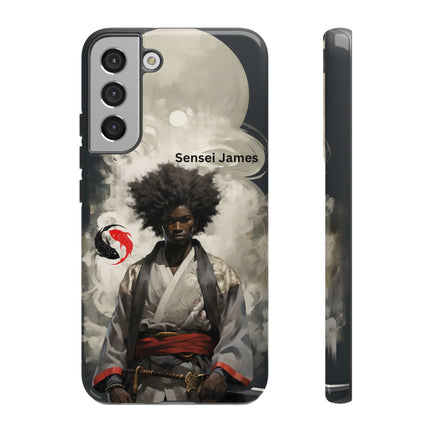Black Samurai Warrior - Samsung Galaxy phone case - personalized