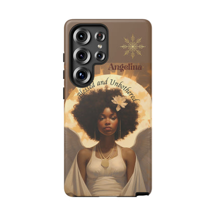 Blessed and Unbothered - Samsung Galaxy phone case - personalized