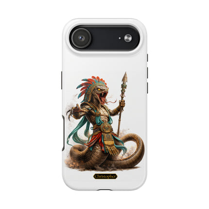 Xolotl the Cobra – Serpent of the Sun Temple - iPhone Case