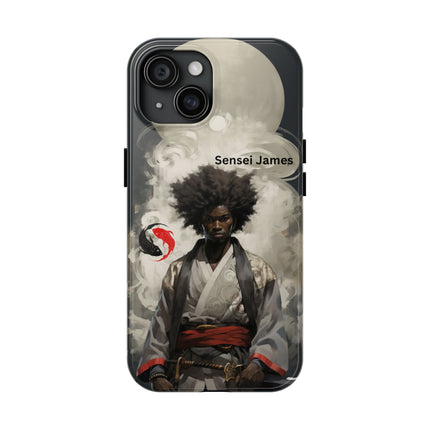 Black Samurai Warrior - iPhone Case - personalized