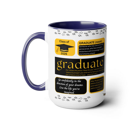 Graduation Mug - Class of 2026 - 15oz - color