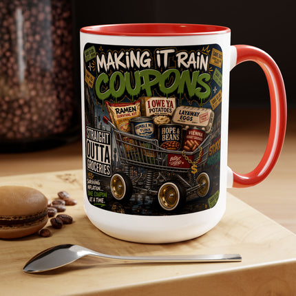Making It Rain Coupons™ – 15oz Accent Mug