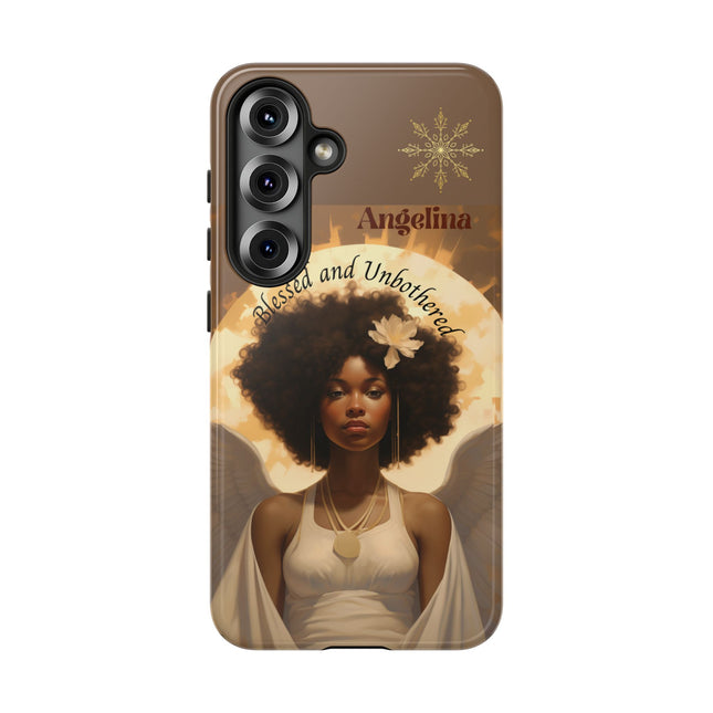 Blessed and Unbothered - Samsung Galaxy phone case - personalized