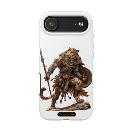 Thabo the Leopard – Spear of the Savanna - iPhone Case