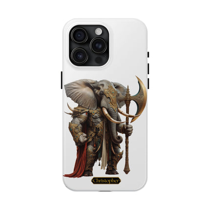 Rajah the Elephant – Guardian of the Golden Empire - iPhone Case