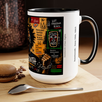 Juneteenth Urban Vibe – 15oz Mug